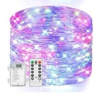 Multi-color Twinkle Fairy Lights, Remote Controlled, NWT